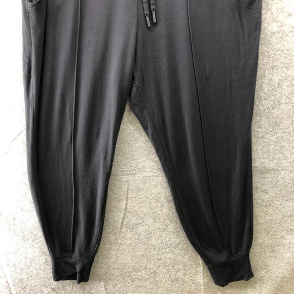 Athleta Nightime Bliss Sleep Jogger Pants Womens XL Black Modal Blend Lounge - Picture 4 of 9